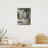 Joaquín Sorolla y Bastida Der Garten Poster (Küche)