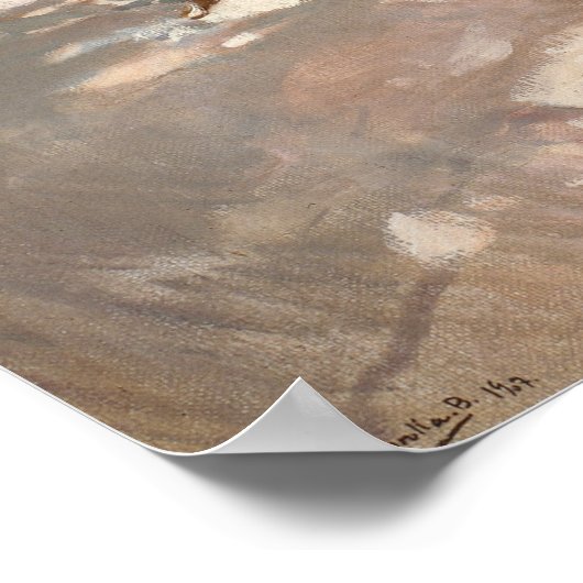 Joaquín Sorolla y Bastida Der Skippel Poster (Ecke)