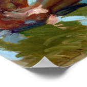 Joaquín Sorolla y Bastida Der verwundete Fuß Poster (Ecke)