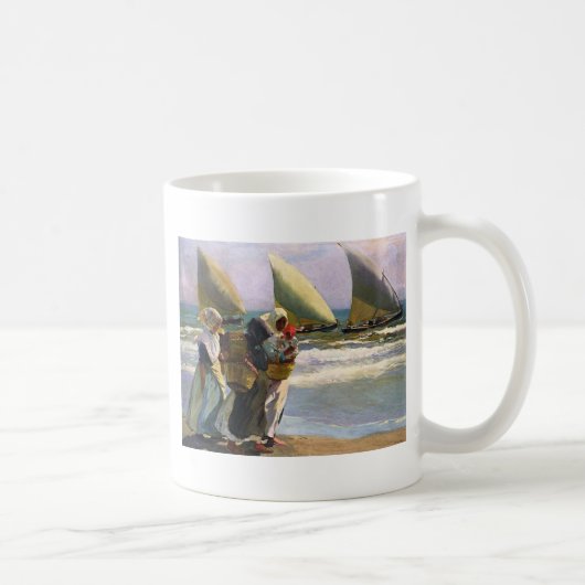 Joaquín Sorolla y Bastida drei Segel Kaffeetasse (Rechts)