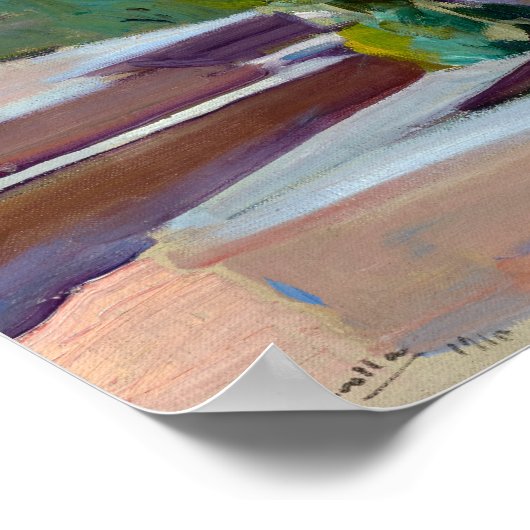 Joaquin Sorolla y Bastida Ecke Garten Poster (Ecke)