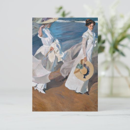 Joaquin Sorolla Y Bastida - Ein Spaziergang ins Me Karte (Stehend Vorderseite)