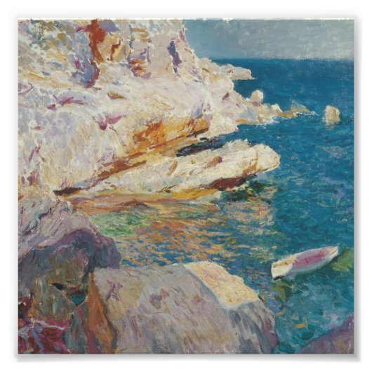 Joaquin Sorolla Y Bastida - Felsen bei Javea. Fotodruck (Vorne)