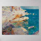 Joaquin Sorolla Y Bastida - Felsen bei Javea. Poster (Vorne)