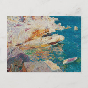 Joaquin Sorolla Y Bastida - Felsen in Javea. Feiertagspostkarte