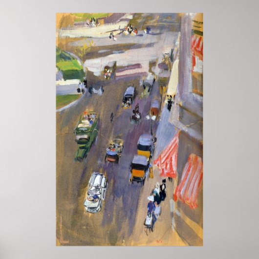 Joaquín Sorolla y Bastida Fifth Avenue, New York Poster (Vorne)