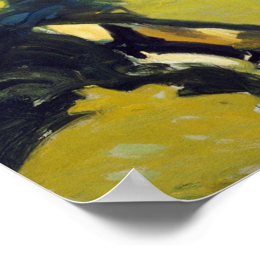 Joaquín Sorolla y Bastida La Siesta Poster (Ecke)