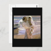 Joaquín Sorolla y Bastida nach dem Tod Postkarte (Vorne/Hinten)