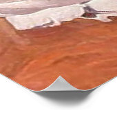 Joaquín Sorolla y Bastida Spaziergang am Strand Poster (Ecke)