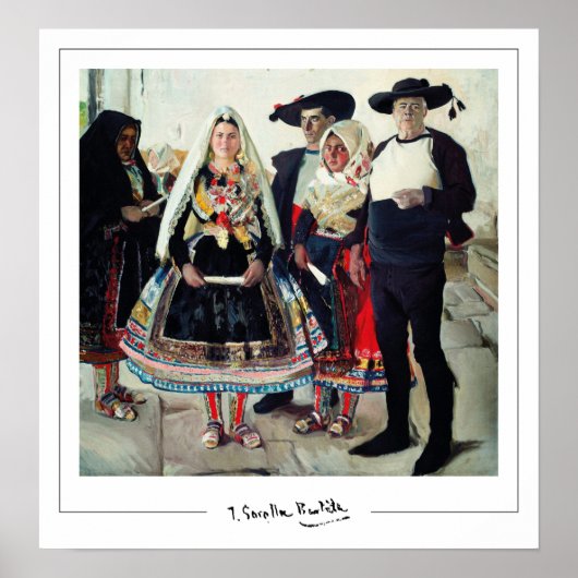 Joaquín Sorolla Zediga Art Poster #3 (Vorne)