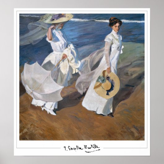 Joaquín Sorolla Zedign Art Poster #19 (Vorne)