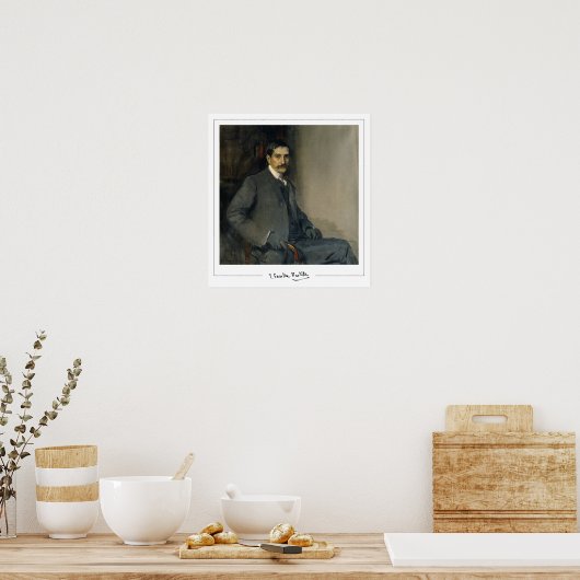 Joaquín Sorolla Zedign Art Poster #24 (Küche)