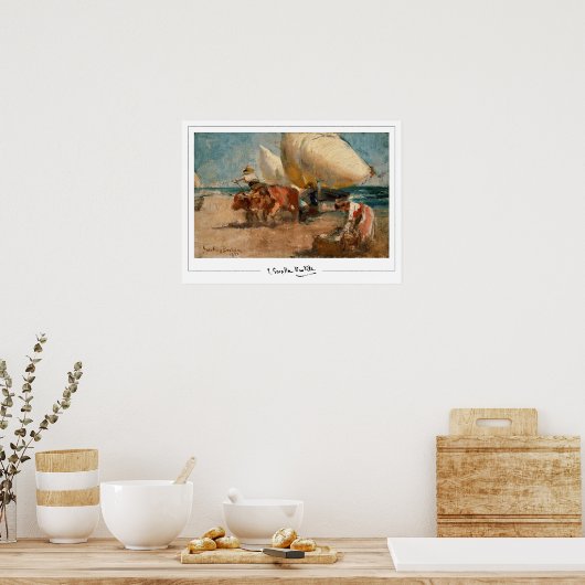 Joaquín Sorolla Zedign Art Poster #26 (Küche)
