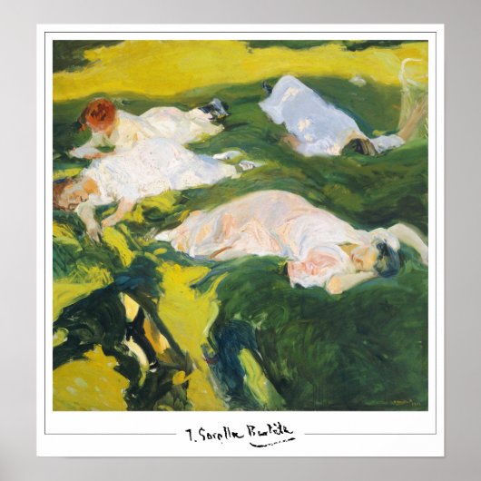 Joaquín Sorolla Zedign Art Poster #29 (Vorne)