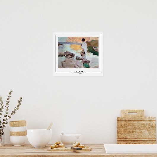 Joaquín Sorolla Zedign Art Poster #364 (Küche)
