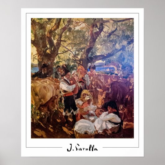 Joaquín Sorolla Zedign Art Poster #79 (Vorne)