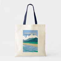 Joaquina Beach Brasilien Reisen Art Vintag