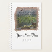 Job 12:7 - Personalized Day Planner Planer (Vorderseite)