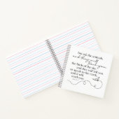JOB 12:7 - Tagebuch Notizblock (Innenseite)
