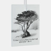 JOB 14:7 Glasverzierung Ornament Aus Glas (Vorderseite Rechts)