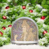 Job (1896) by Alphonse Mucha  Schneekugeln (Weihnachten)