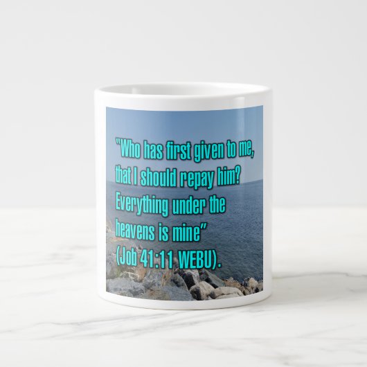 Job 41:11 WEBU Tasse (Vorderseite)