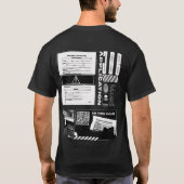 Job Application Brutalism T-Shirt (Rückseite)