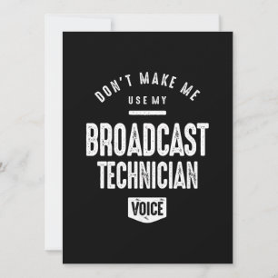 Job Beruf des Broadcast Technician