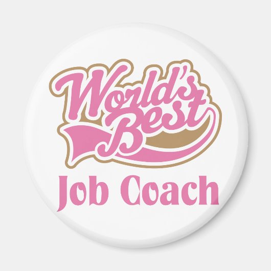Job Coach Geschenk Magnet (Vorne)