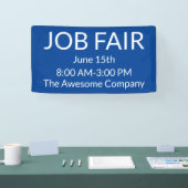 Job Fair Blue Banner (Messe)