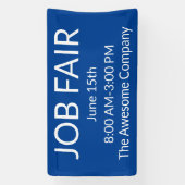 Job Fair Blue Banner (Vertikal)