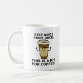 Job für Kaffee Funny Mug Kaffeetasse (Links)