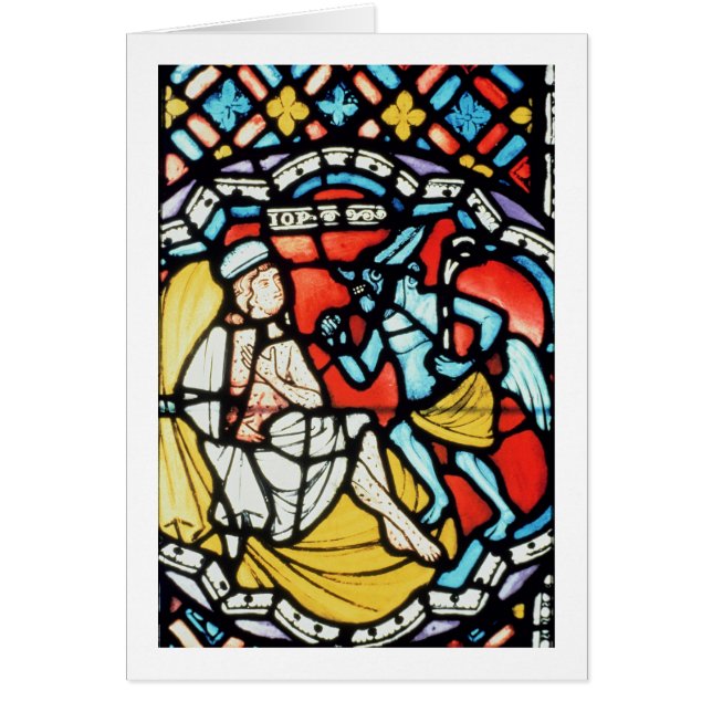 Job gequält vom Teufel, 12. Jahrhundert (befleckt (Vorne)