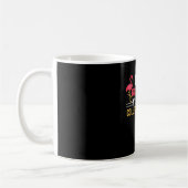 Job ist sammeln rosa Flamingo-Ruhestand Kaffeetasse (Links)