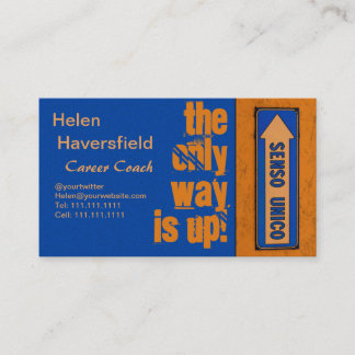 Job-Karriere-Trainer/motivierend Visitenkarte