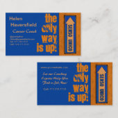 Job-Karriere-Trainer/motivierend Visitenkarte (Vorne/Hinten)