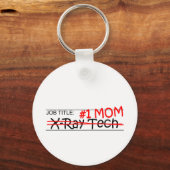 Job Mama X-Ray Tech Schlüsselanhänger (Vorderseite)