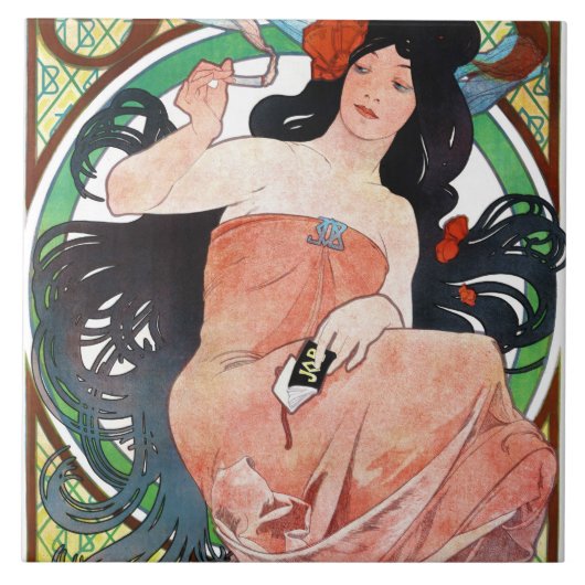 JOB, Mucha Fliese (Vorderseite)