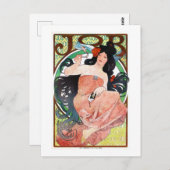 JOB, Mucha Postkarte (Vorne/Hinten)