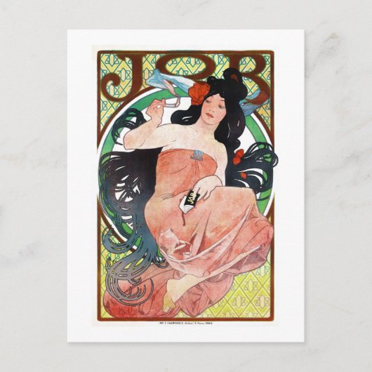 JOB, Mucha Postkarte (Vorderseite)