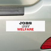 JOB-NICHT WOHLFAHRT AUTOAUFKLEBER (Auf Auto)