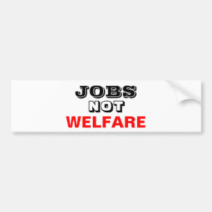 JOB-NICHT WOHLFAHRT AUTOAUFKLEBER