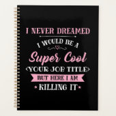 Job Spaß Hier töte ich ihn Planer (Vorderseite)