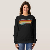 Job Title Professionals für Automobilingenieure Sweatshirt (Vorne ganz)