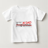 Job-Vater-Programmierer Baby T-shirt (Vorderseite)