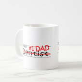 Job-Vater-Zahnarzt Kaffeetasse (Vorderseite Links)