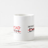 Job-Vater-Zahnarzt Kaffeetasse (Mittel)