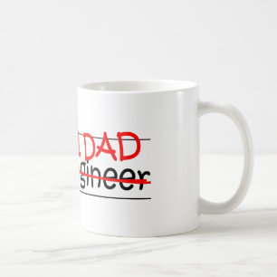 Job-Vater-ziviler Ingenieur Kaffeetasse