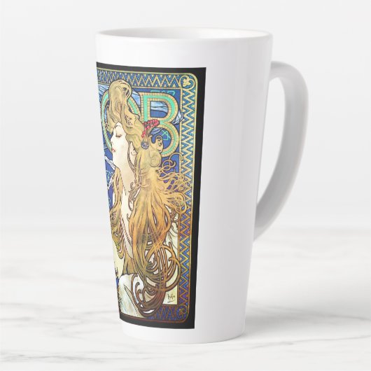 JOB von Alphonse Mucha Milchtasse (Rechte Ecke)