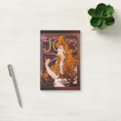 JOB von Alphonse Mucha Post-it Klebezettel (Büro)